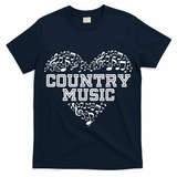 I Love Country Design Country Music Lover  T-Shirt