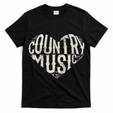 I Love Country Design Country Music Lover Gift Idea T-Shirt