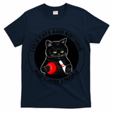 I Like Cats And Bowling And Maybe 3 People Funny Cat Lovers T-Shirt