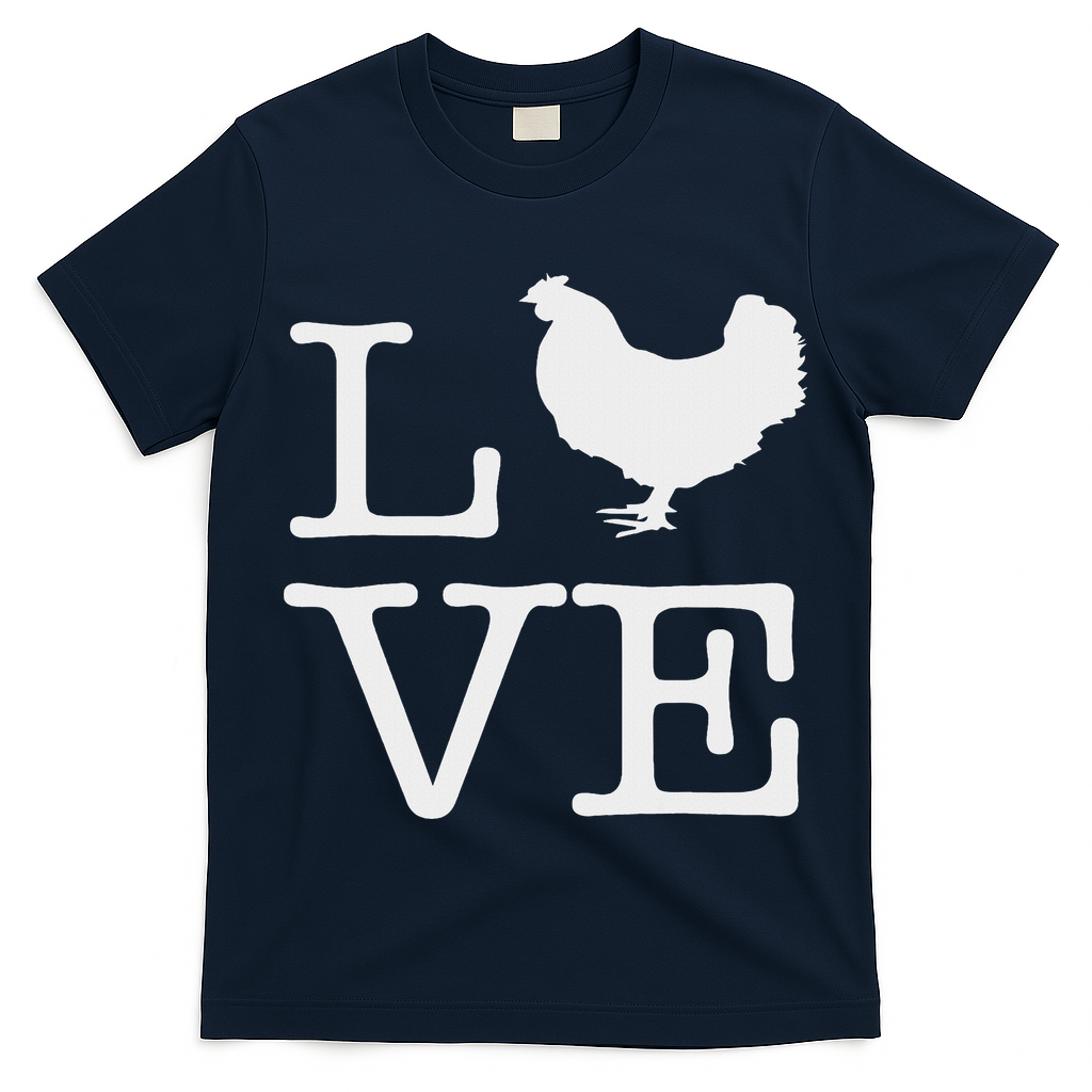 I Love Chickens Funny Chicken Lover Gift T-Shirt