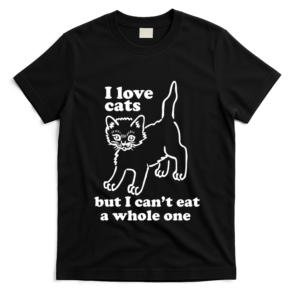 I Love Cats But I CanT Eat A Whole One T-Shirt