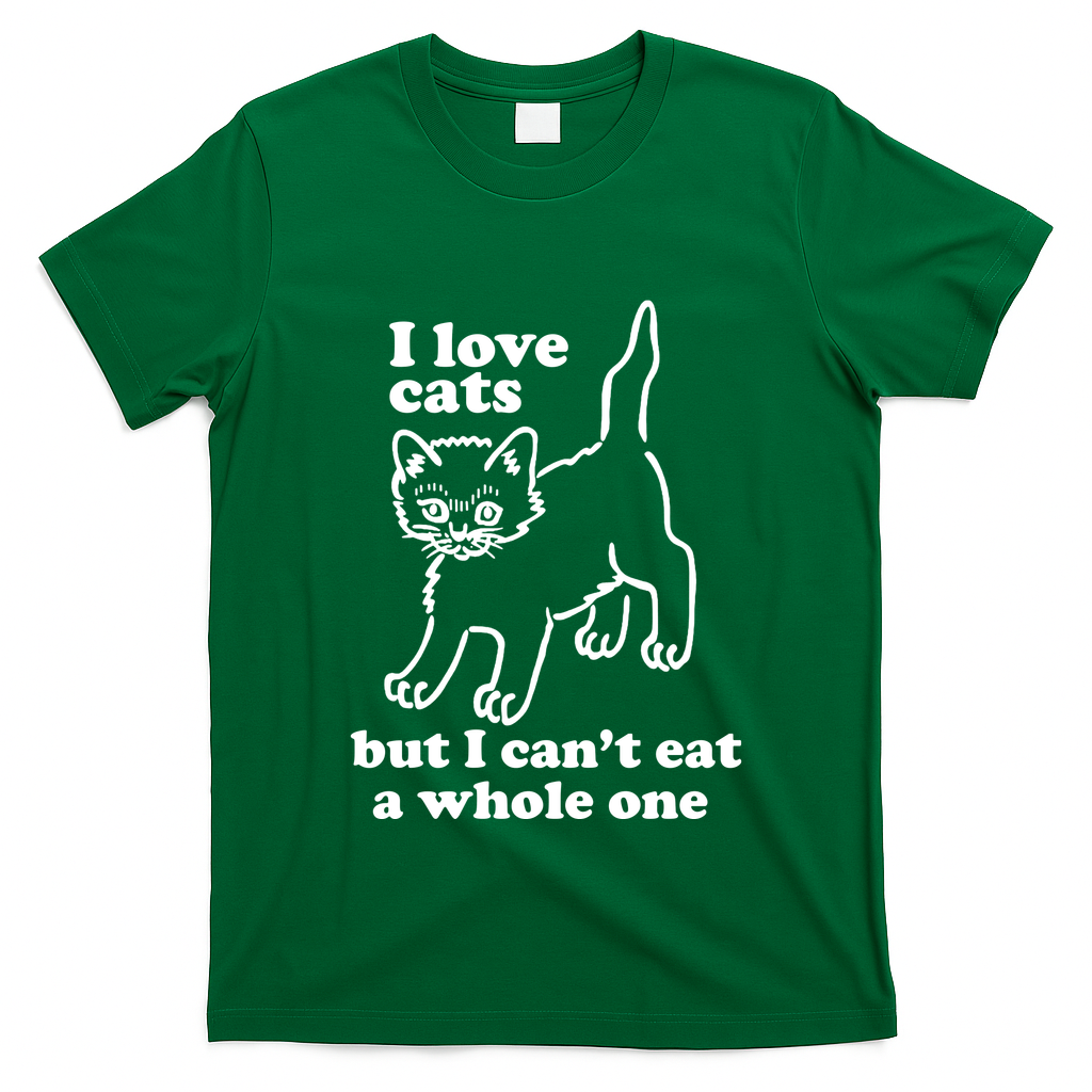 I Love Cats But I CanT Eat A Whole One T-Shirt