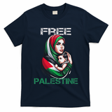 I Love Free Palestine Mother Children Gaza Strip Palestinian T-Shirt