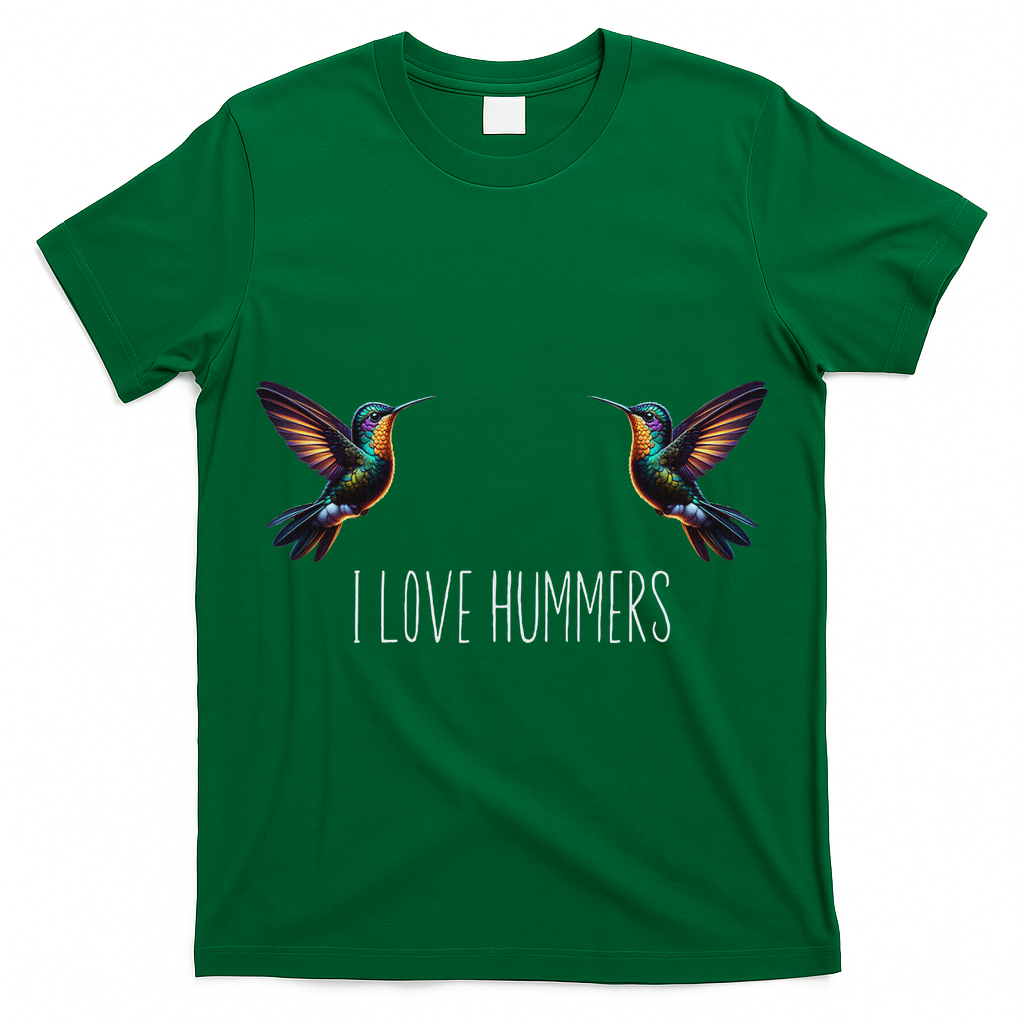 I Love Hummers Bird Hummingbird Women Colibri T-Shirt