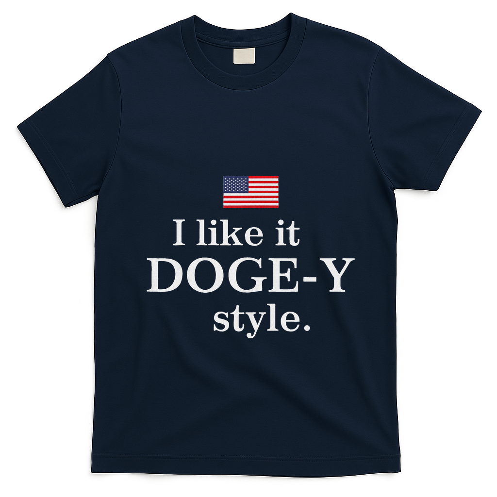 I Like It Doge Y Style Doge Fans T-Shirt - Navy Blue