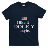 I Like It Doge Y Style Doge Fans T-Shirt - Navy Blue