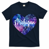 I Love Michigan Usa Cute Gift T-Shirt