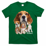 I Love My Beagle Dog Themed Funny Beagle Lover T T-Shirt - Irish Green