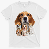 I Love My Beagle Dog Themed Funny Beagle Lover T T-Shirt - White