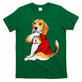 I Love Mom Tattoo Beagle Dog Lover T-Shirt - Irish Green