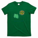 I love my circle pizza frog - Green