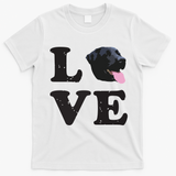 I Love My Black Lab Labrador Retriever Dog Tee T-Shirt - White