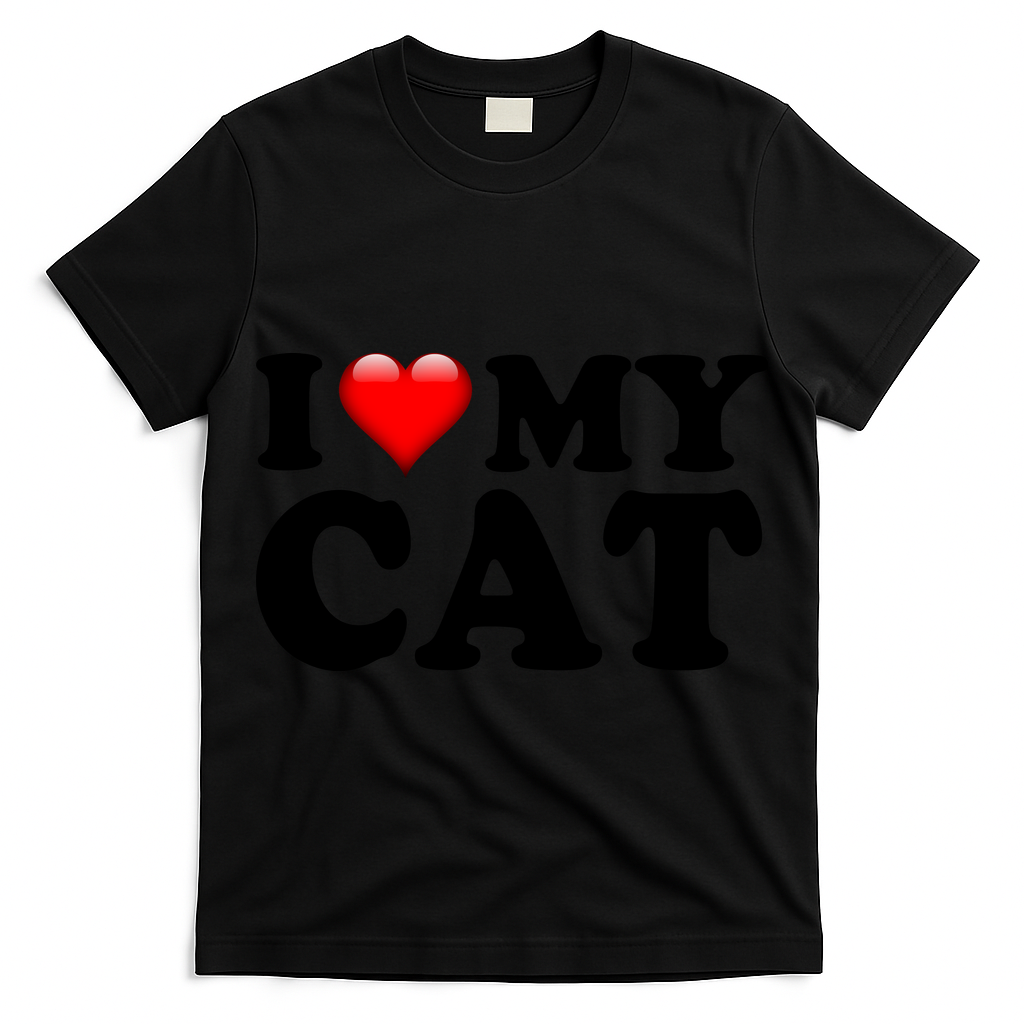 I Love My Cat T-Shirt