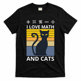 I Love Math And Cats T-Shirt