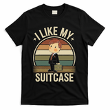 I Like My Suitcase Vintage Trump Sootcase Viral Meme T-Shirt - Black