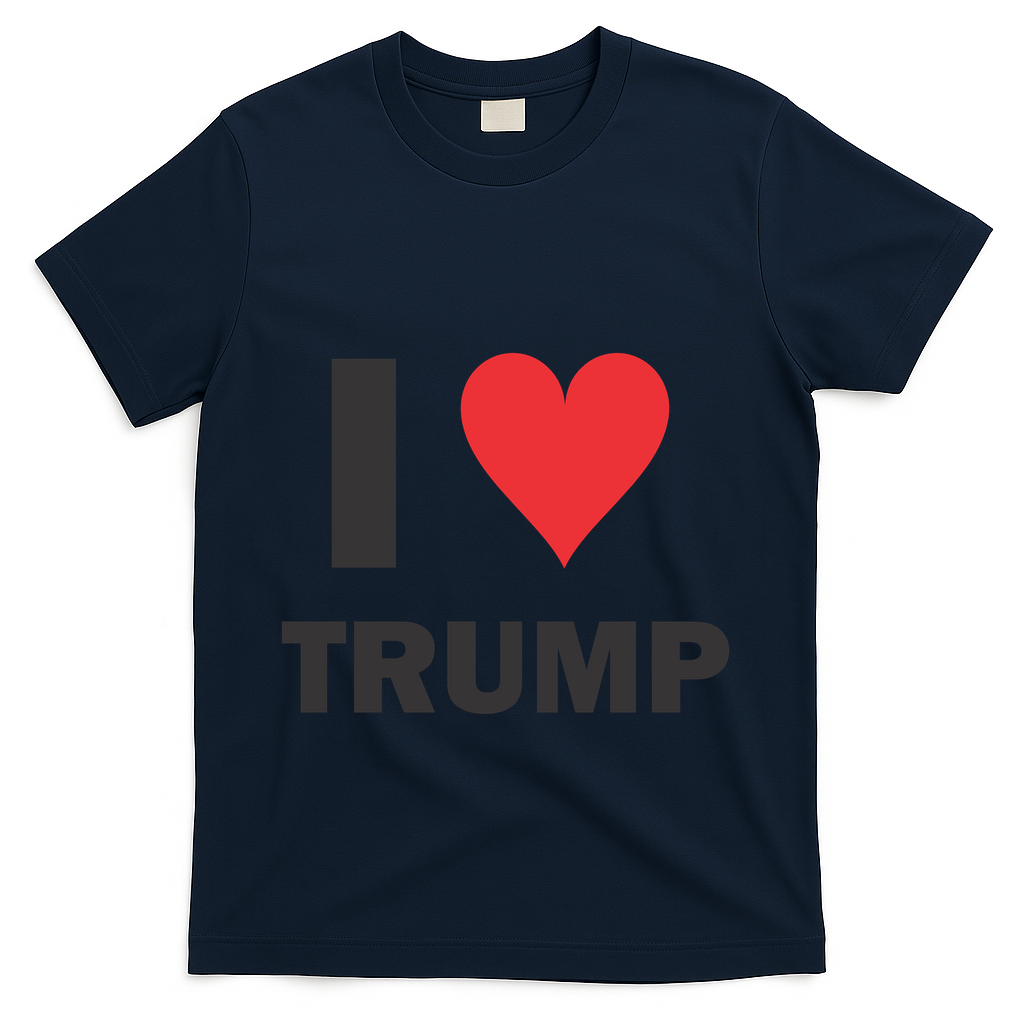 I Love Trump T-Shirt - Navy