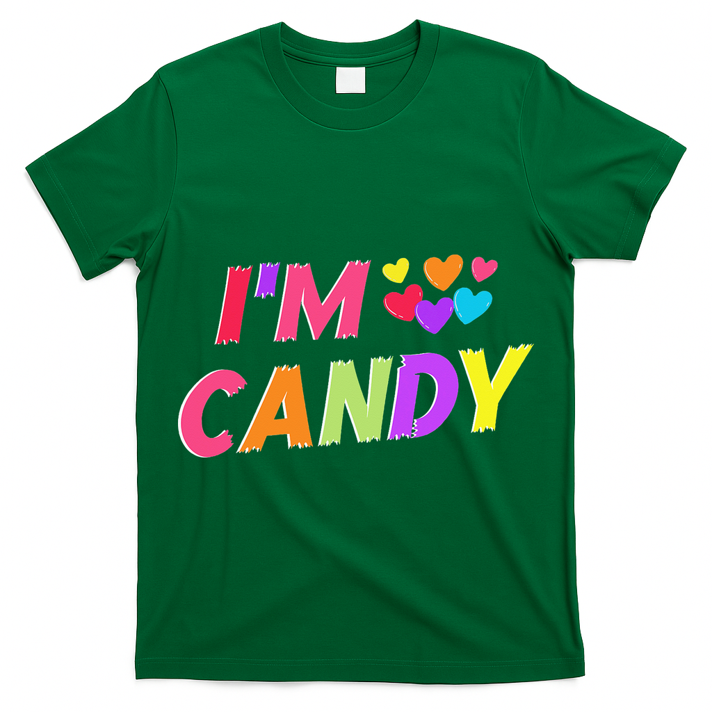 I Love To Eat Candy I'm Candy Funny Couple Matching T-Shirt