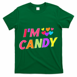 I Love To Eat Candy I'm Candy Funny Couple Matching T-Shirt