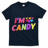 I Love To Eat Candy I'm Candy Funny Couple Matching T-Shirt