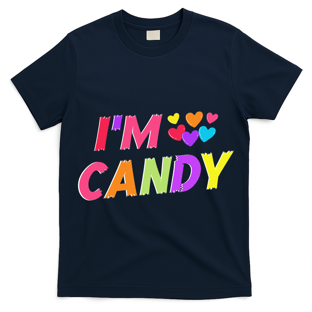 I Love To Eat Candy I'm Candy Funny Couple Matching T-Shirt