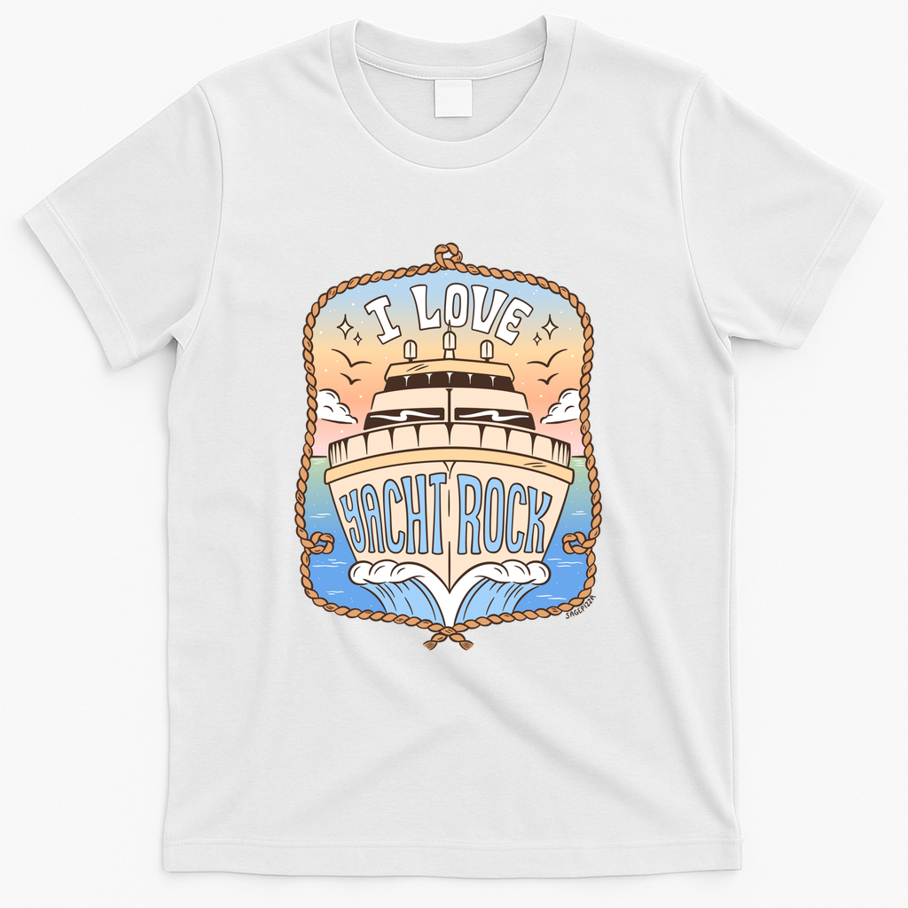 I Love Yacht Rock - White