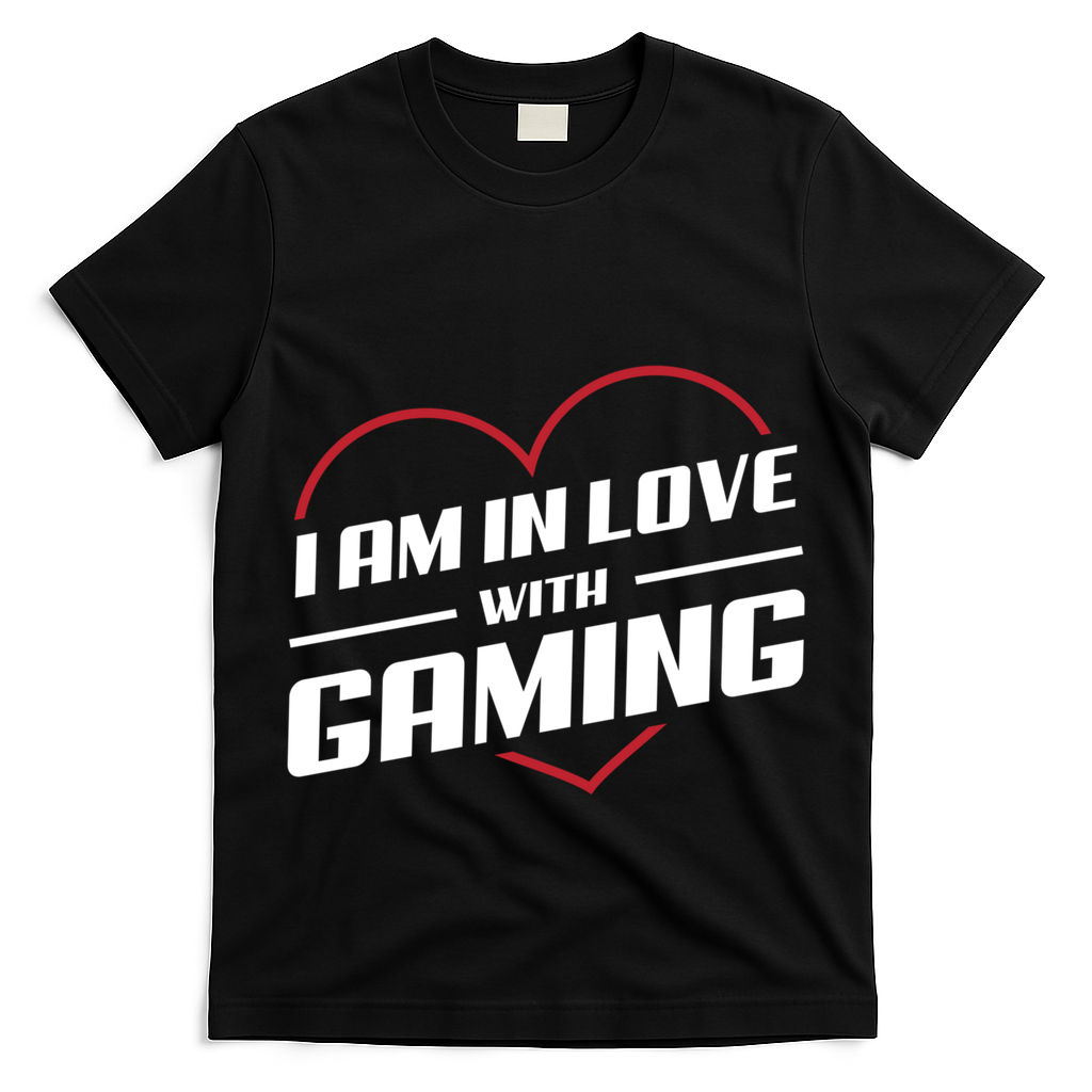Ich Liebe Zocken! I Am In Love With Gaming! Gaming Console Cool Gift T-Shirt