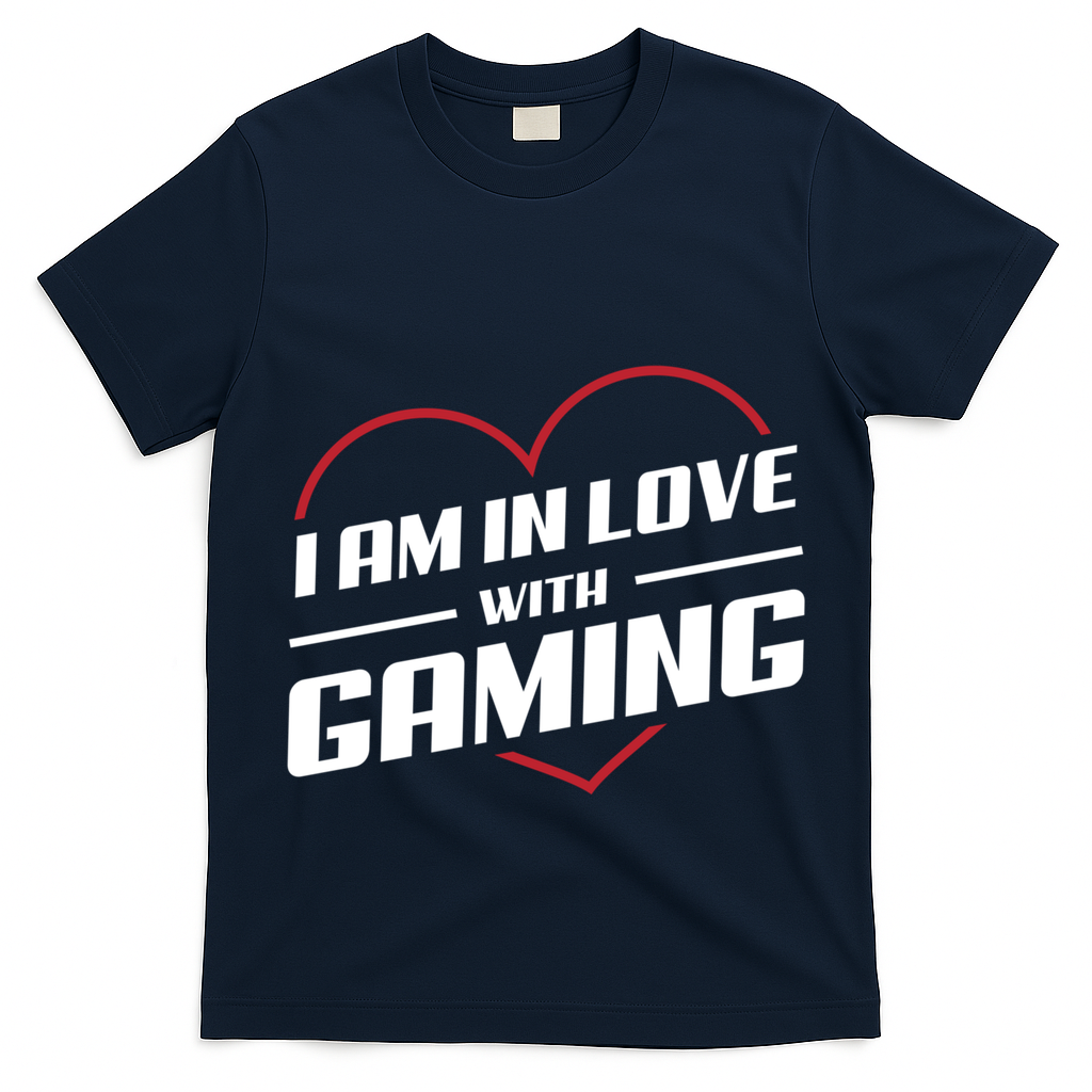 Ich Liebe Zocken! I Am In Love With Gaming! Gaming Console Cool Gift T-Shirt