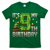 It'S My 9th Birthday 9 Year Old Gamer Pixel Birthday Boy T-Shirt