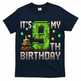 It'S My 9th Birthday 9 Year Old Gamer Pixel Birthday Boy T-Shirt