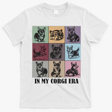 In My Corgi Era Funny Corgi Mom Dog Lover T-Shirt - White