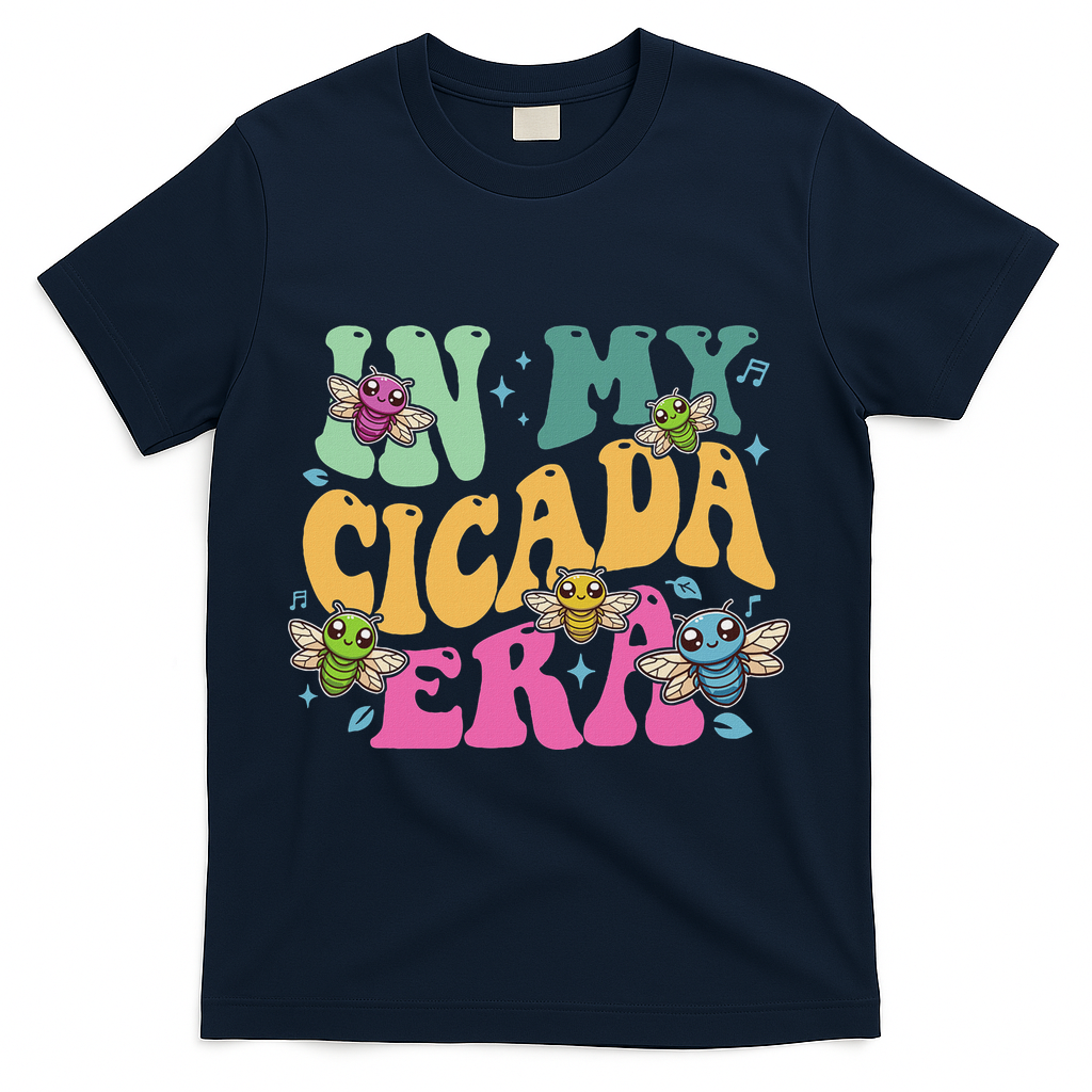 In My Cicada Era Summer 2024 T-Shirt - Navy