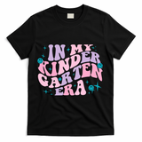 In My Kindergarten Era Groovy Back To School Teacher Student T-Shirt - Black