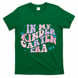 In My Kindergarten Era Groovy Back To School Teacher Student T-Shirt - Green