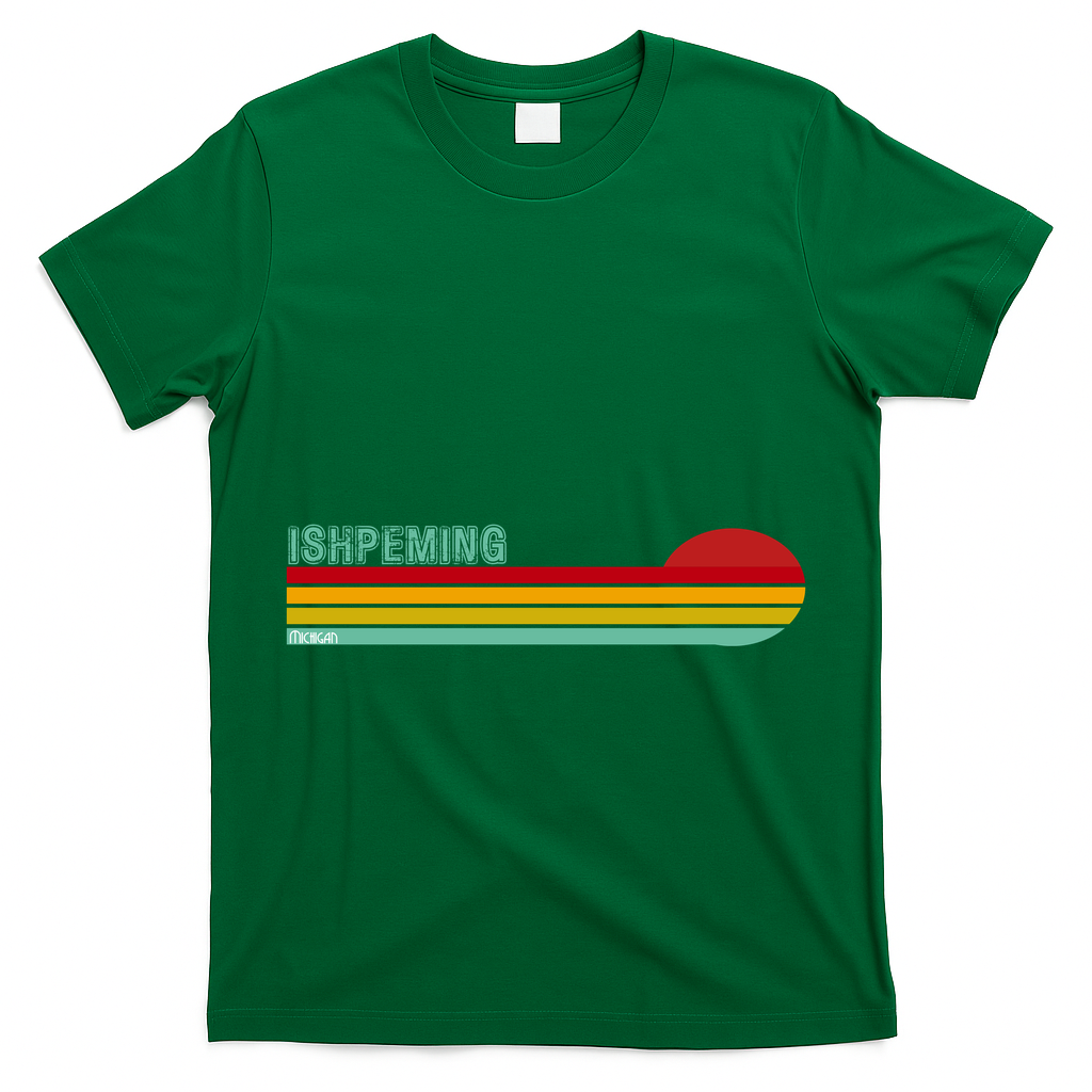 Ishpeming Michigan Retro T-Shirt