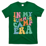 In My Summer Camp Era Retro Groovy T-Shirt - Green