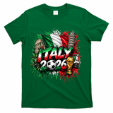 ITALY North America Soccer Tournament 2026 T-Shirt - Green