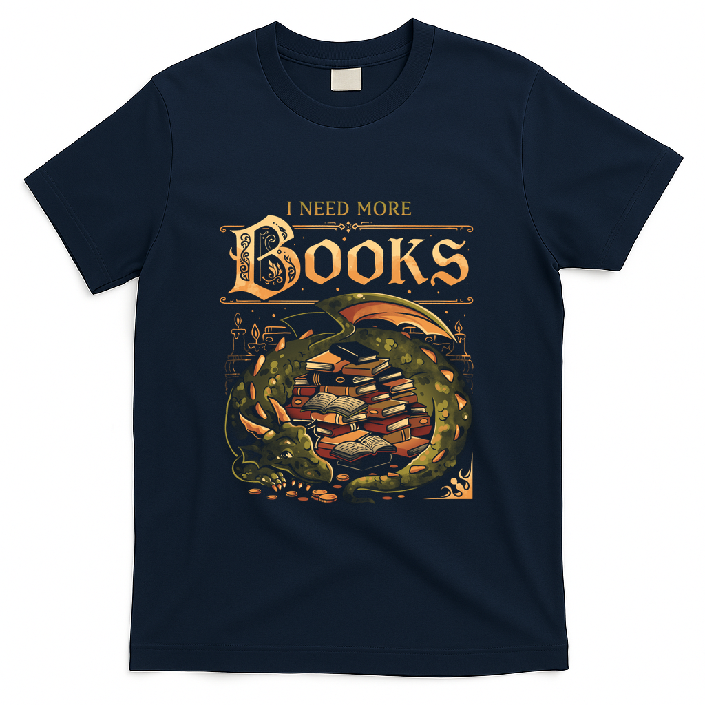 I Need More Books - Navy
