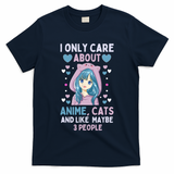 I Only Care About Anime & Cats And Like 3 People Japan Anime T-Shirt