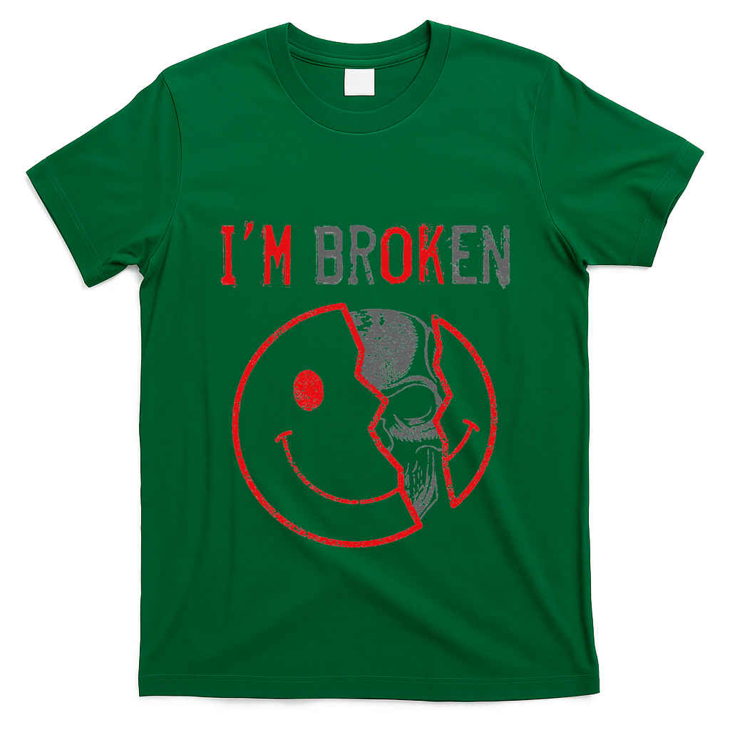 IM Ok IM Broken Invisible Illness I Am Ok Broken T-Shirt