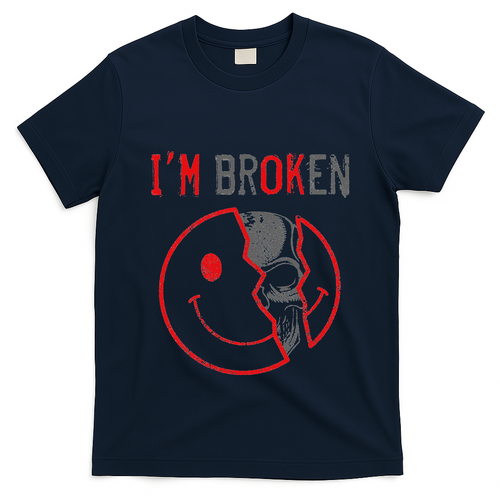 IM Ok IM Broken Invisible Illness I Am Ok Broken T-Shirt