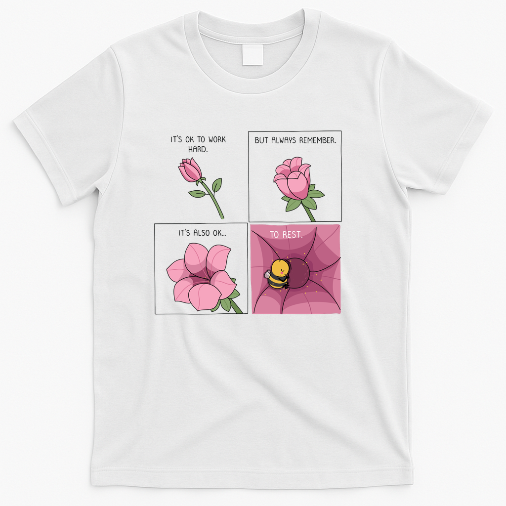 It's okay to rest - White