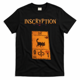 Inscryption Psychological Cat Card Game Halloween Scary T-Shirt - Black