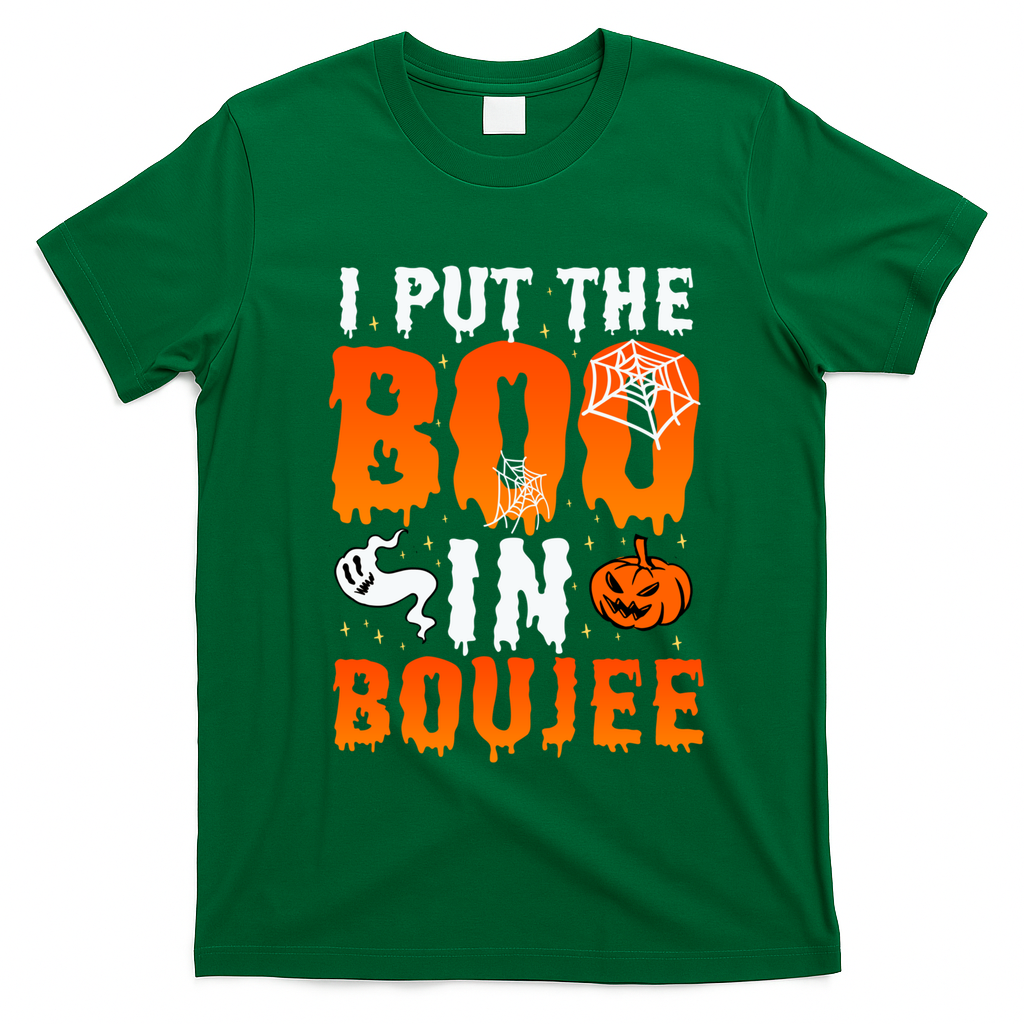 I Put The Boo In Boujee Gift T-Shirt - Irish Green
