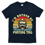 ID Rather Be Playing Tag Gorilla Monke Tag Gorilla Vr Gamer T-Shirt