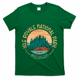 Isle Royale Michigan National Park Moose Sillhouete T-Shirt