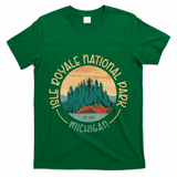 Isle Royale Michigan National Park Moose Sillhouete T-Shirt