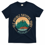 Isle Royale Michigan National Park Moose Sillhouete T-Shirt