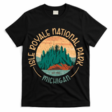 Isle Royale Michigan National Park Moose Sillhouete T-Shirt