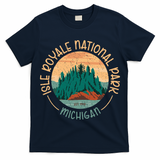 Isle Royale Michigan National Park Moose Sillhouete T-Shirt