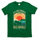 Isle Royale US National Park Michigan USA Parks Lover Gift T-Shirt